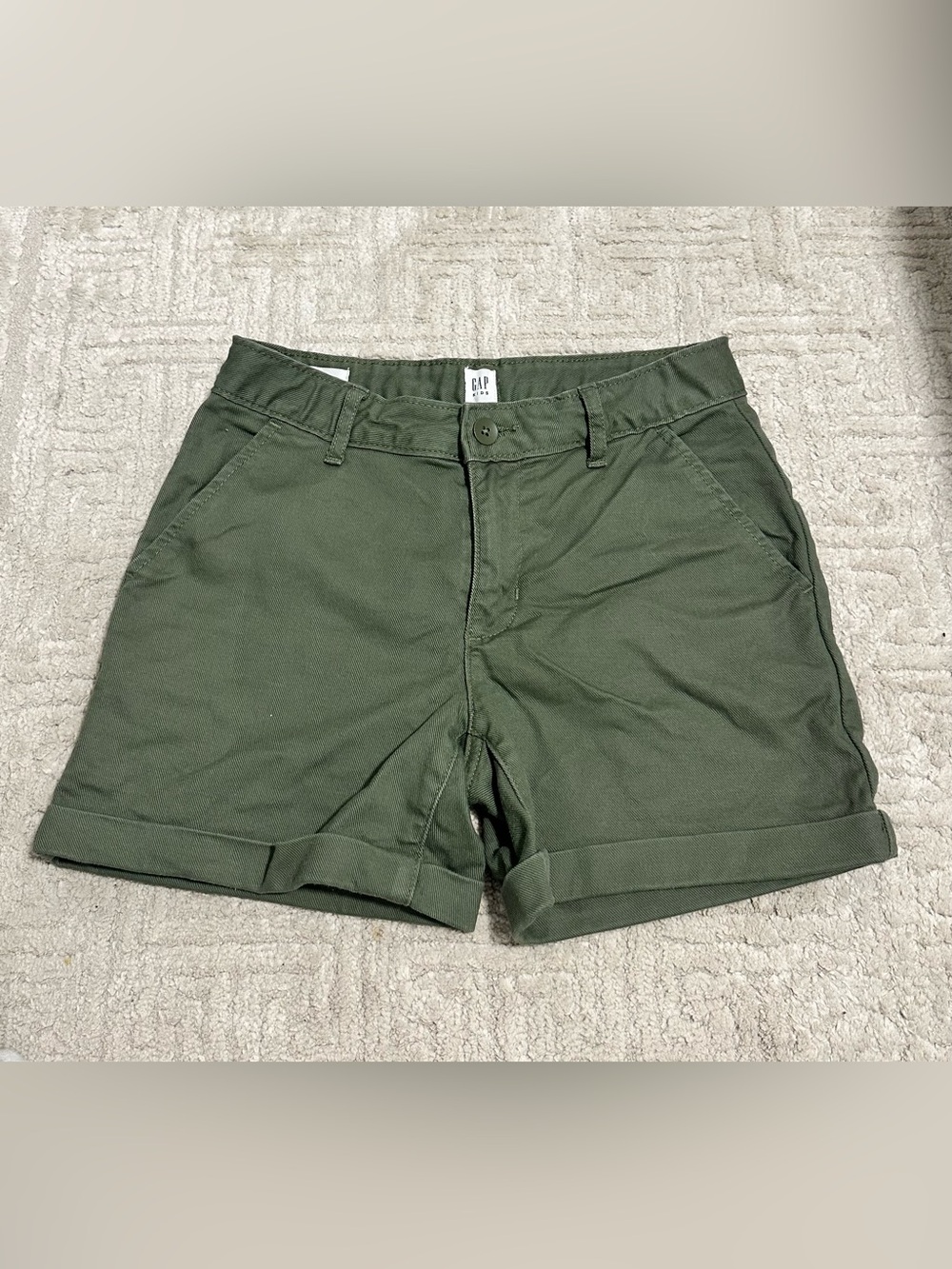 GAP Girls Size 12 Olive Green Casual Shorts